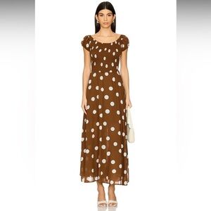 NEW Free People Ultraviolet Dress in Oak Combo Size Medium